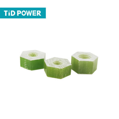 High Voltage Epoxy Fiberglass Rod Customized Threaded Rod And Nut